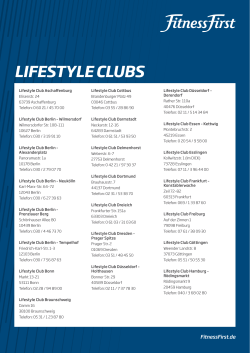 LIFESTYLE CLUBS - Vente