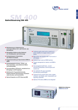 SM 400 - SM Motion Control GmbH
