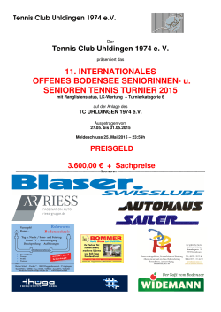 TennisTurnierInfos 2015