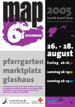 map6 | Plakat - MAP (Music-Art