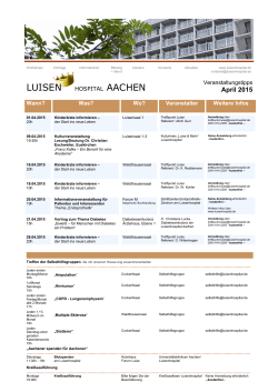 LUISEN HOSPITAL AACHEN