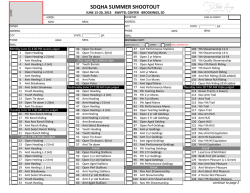 SDQHA SUMMER SHOOTOUT