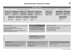 SWISS PAEDIATRIC ONCOLOGY GROUP