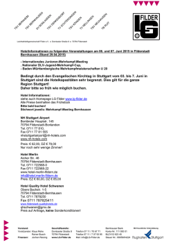 Hotelinfos - LG Filder