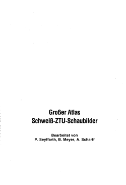 Großer Atlas Schweiß-ZTU