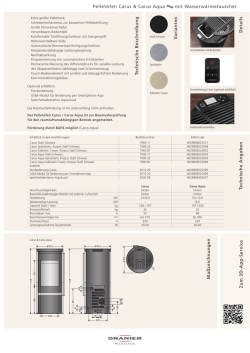 Produktinformation Oranier Carus Aqua