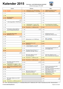 Kalender 2015