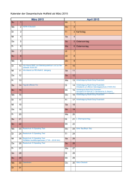 GSH-Kalender-März-Juli-2015 - Staatliche Gesamtschule Hollfeld