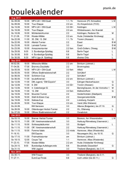 boulekalender