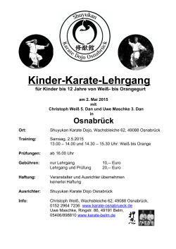 Kinder-Karate