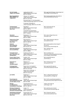 Netzwerk Schwarzwald-Baar-Kreis