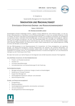 SMI 2015 Call for Papers - WBW
