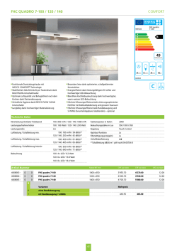 FHC QUADRO 7-100 / 120 / 140 COMFORT