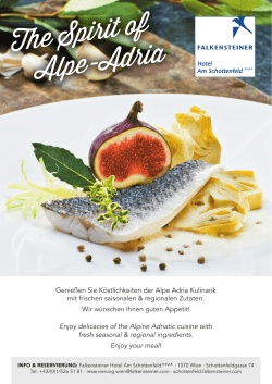 The Spirit of Alpe-Adria - FALKENSTEINER Hotels & Residences
