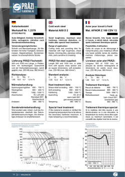 Datenblatt - Präzi