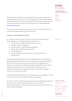 Praktikum im Beschaffungswesen
