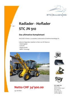 Radlader - Hoflader STC JN 910
