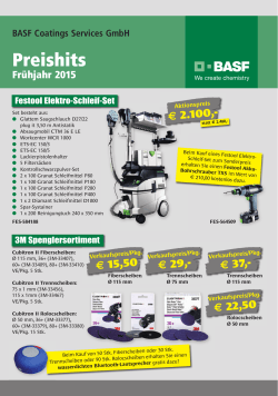Preishits - BASF Coatings Services GmbH