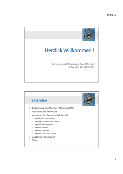 Herzlich Willkommen !