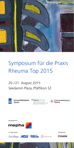 Rheuma Top - Reha Schweiz / Physikalische Medizin und