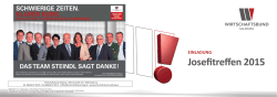 Josefitreffen 2015 - Wirtschaftsbund Salzburg