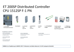 ET 200SP Distributed Controller CPU 1512SP F-1 PN