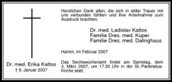 Dr. med. Ladislav Kattos Fami|ie Dres. med. Kuper