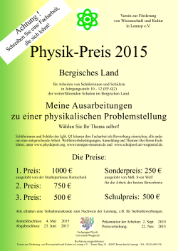 Schüler-Info Physikpreis 2015 d.indd