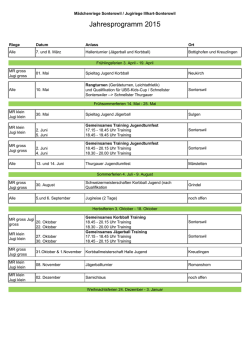 Jahresprogramm 2015 - STV Illhart