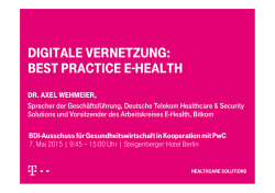 Digitale Vernetzung - BDI initiativ
