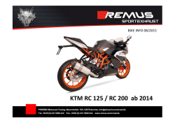KTM RC 125 / RC 200 ab 2014