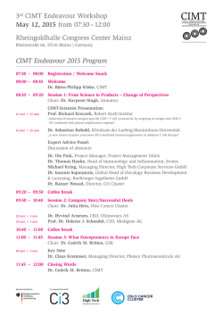 Endeavour program - CIMT