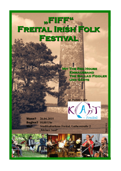 „FIFF“ Freital Irish Folk Festival