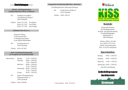 Stralsund - KISS - Kontakt- und Informationsstelle für