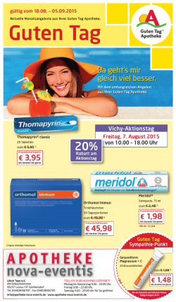 Guten Tag - Apotheken Umschau