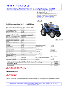 Iseki 3185 Aktion - Hoffmann Kommunal