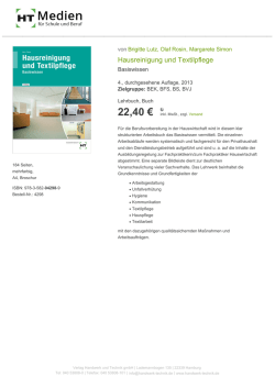 Hausreinigung und Textilpflege