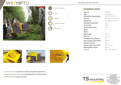 WS/15PTO - Ts Industrie