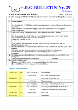 JLG-BULLETIN