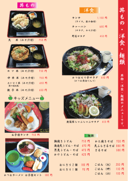 丼もの・洋食・麺類 - 枕崎名物料理はまらん会