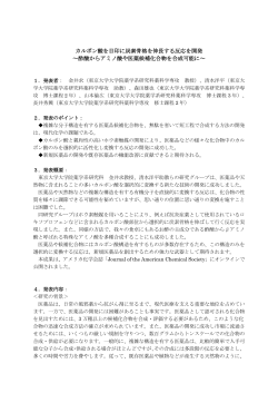 カルボン酸を目印に炭素骨格を伸長する反応を開発 ～酢酸からアミノ酸