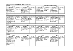 CAN-DO形式による学習到達目標