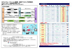 ホテルブルーベリーヒル勝浦 交通アクセスご利用案内