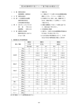 中部ジュニア要項