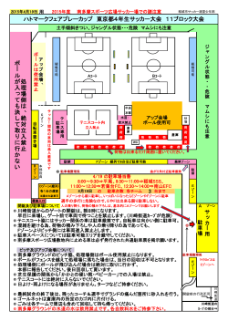 ハトマークフェアプレーカップ 東京都4年生サッカー大会 11ブロック大会