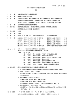 2015全日本大学女子選抜駅伝競走