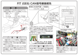 FIT (GE6) CAN信号線接続先
