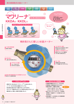 表示部回転式水道メータ マワリーナ