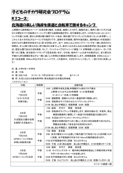 子どものチカラ研究会プログラム