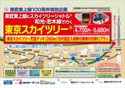 東武東上線＆スカイツリーシャトル 和光・志木線